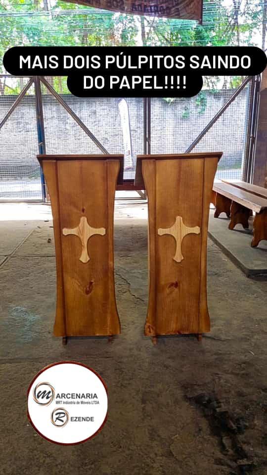 Pulpitos e Gazofilacio – Marcenaria Rezende